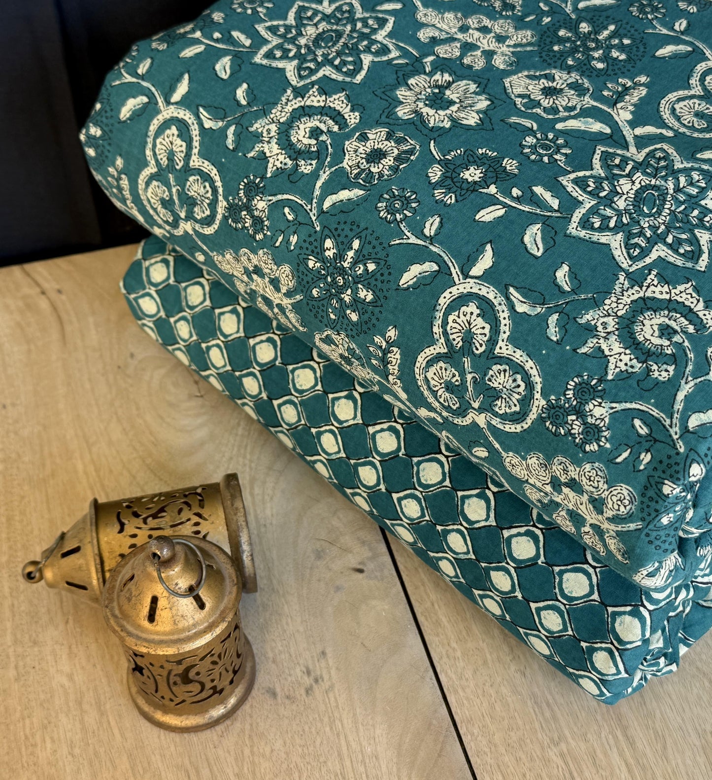 Exclusive Hand Block Printed Fabric Combo  (SWCOM11)