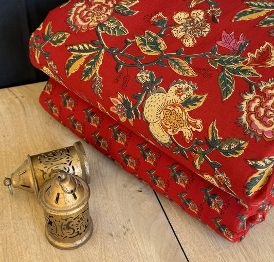 Exclusive Hand Block Printed Fabric Combo  (SWCOM07)