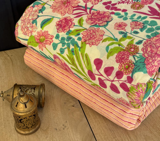 Exclusive Hand Block Printed Fabric Combo  (SWCOM04)