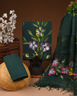 Hand Block Print Cotton Suit Set with Kota Doria Dupatta  (WAKOTMU79)