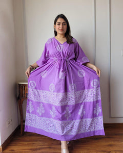 Exclusive New  Added Hand Block printed KAFTAN 🔸️Authentic PRINT, with natural colours90