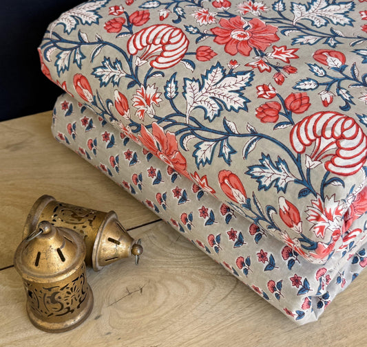 Exclusive Hand Block Printed Fabric Combo  (SWCOM41)