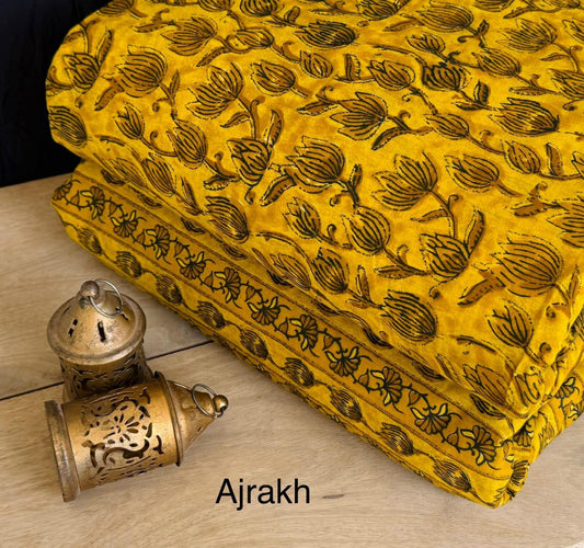 Exclusive Hand Block Printed Fabric Combo  (SWCOM14)