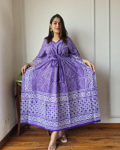 Exclusive New  Added Hand Block printed KAFTAN 🔸️Authentic PRINT, with natural colours76