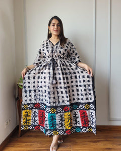 Exclusive New  Added Hand Block printed KAFTAN 🔸️Authentic PRINT, with natural colours70