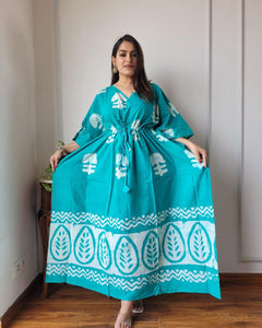 Exclusive New  Added Hand Block printed KAFTAN 🔸️Authentic PRINT, with natural colours72