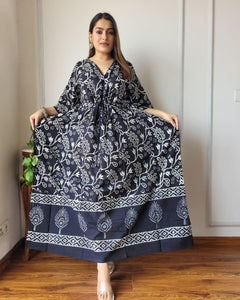 Exclusive New  Added Hand Block printed KAFTAN 🔸️Authentic PRINT, with natural colours68