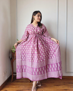 Exclusive New  Added Hand Block printed KAFTAN 🔸️Authentic PRINT, with natural colours66