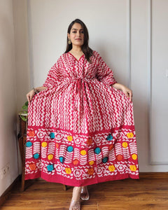 Exclusive New  Added Hand Block printed KAFTAN 🔸️Authentic PRINT, with natural colours65