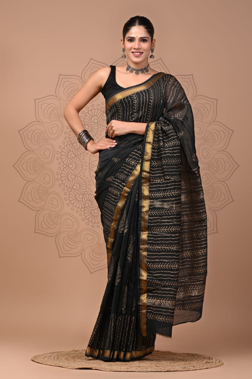 Premium Maheshwari Silk Saree (SWSRMAH138