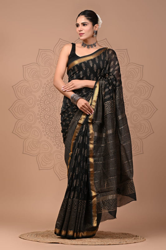 Premium Maheshwari Silk Saree (SWSRMAH137