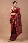 Premium Maheshwari Silk Saree (SWSRMAH136)