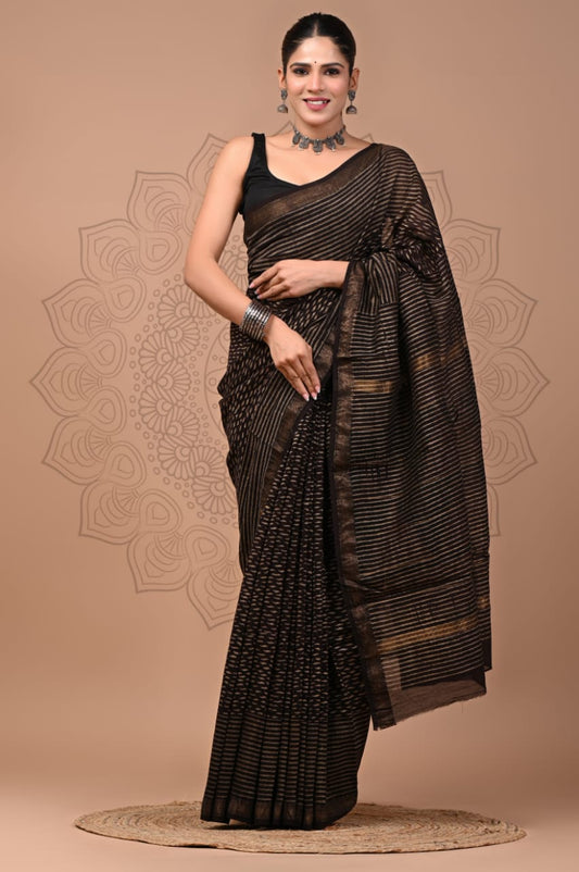 Premium Maheshwari Silk Saree (SWSRMAH133)