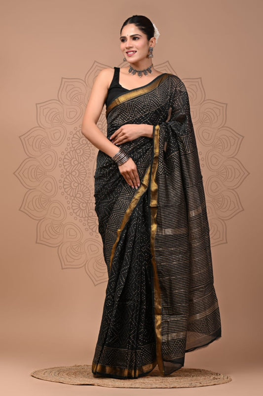 Premium Maheshwari Silk Saree (SWSRMAH131)