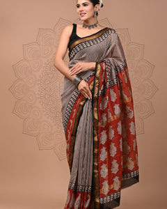 Premium Maheshwari Silk Saree (SWSRMA 129)