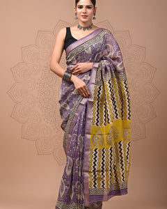 Premium Maheshwari Silk Saree (SWSRMAH124)