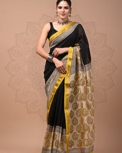 Premium Maheshwari Silk Saree (SWSRMAH119)