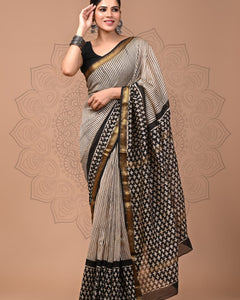 Premium Maheshwari Silk Saree (SWSRMAH114)