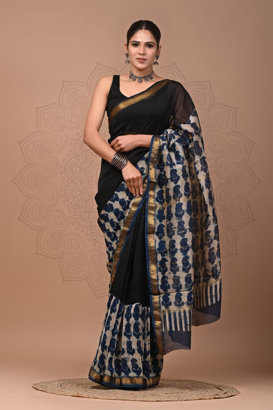 Premium Maheshwari Silk Saree (SWSRMAH112)