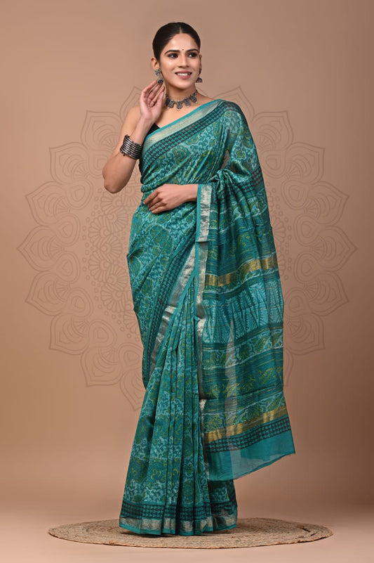 Premium Maheshwari Silk Saree (SWSRMAH111)