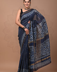 Premium Maheshwari Silk Saree (SWSRMAH108)