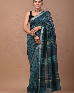 Premium Maheshwari Silk Saree (SWSRMAH107)