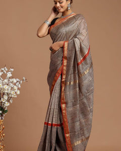 Premium Maheshwari Silk Saree (SWSRMAH105)