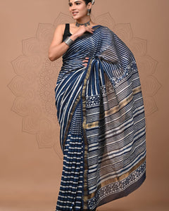 Premium Maheshwari Silk Saree (SWSRMAH103)