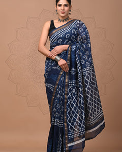 Premium Maheshwari Silk Saree (SWSRMAH101)