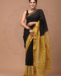 Premium Maheshwari Silk Saree (SWSRMAH98)
