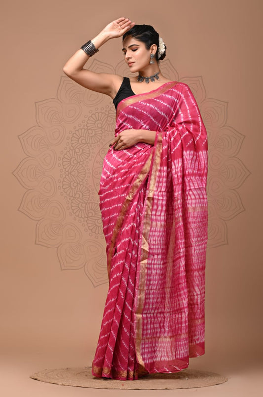 Premium Maheshwari Silk Saree (SWSRMAH92)