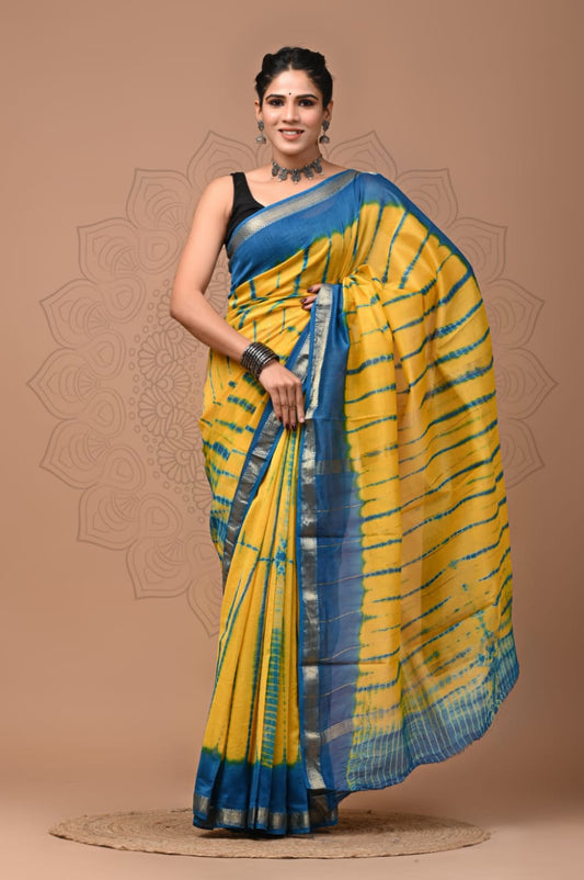 Premium Maheshwari Silk Saree (SWSRMAH91)
