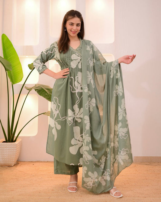 Designer Azrak taj cotton suit*(WARED479)