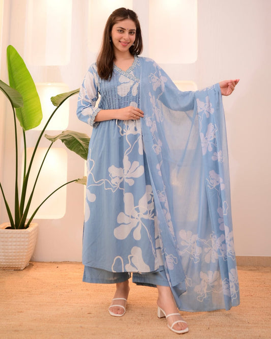 Designer Azrak taj cotton suit*(WARED480)
