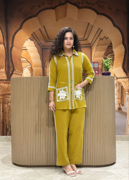 beautiful Heavy Cotton Shirt Style  (WACD171)