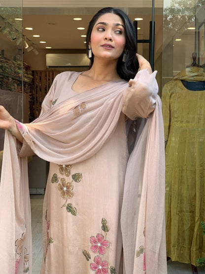 😍Presenting a New Party Wear Look Top , Pent, Duppata😍