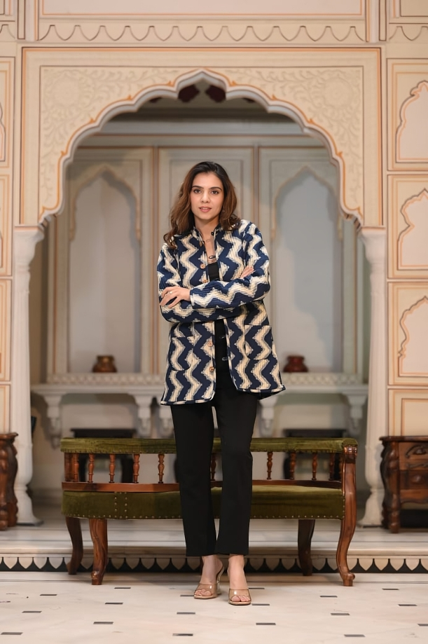Presenting Jaipuri printed Women's Wear Quilted Full Sleeves JACKETS (JAC04)