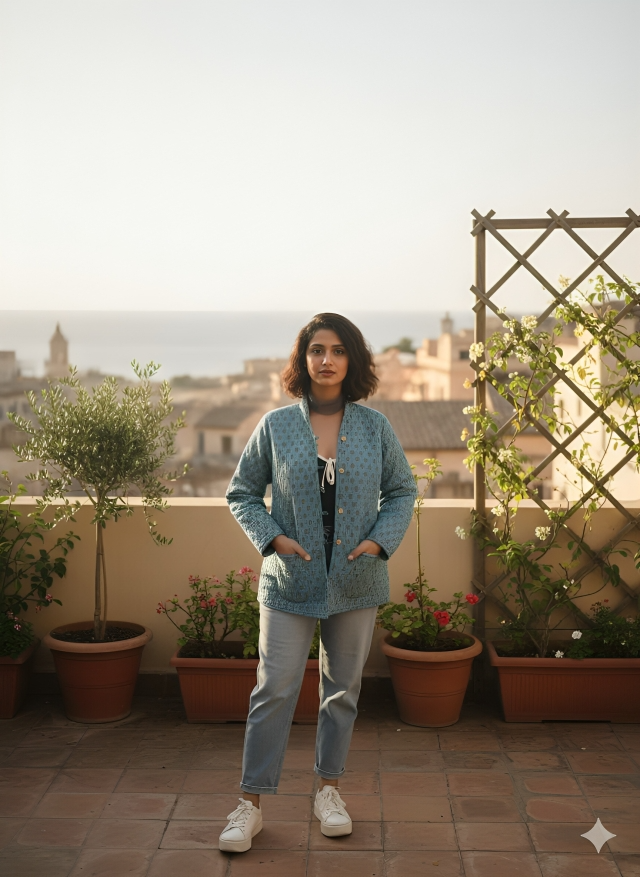 Presenting Jaipuri printed Women's Wear Quilted Full Sleeves JACKETS (JAC09)