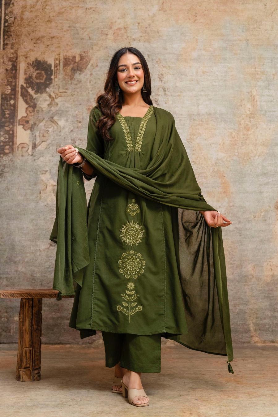 Featuring beautiful Heavy Set which is beautifully decorated All over Handwork🪡on suit and digital print. (SWDH03)