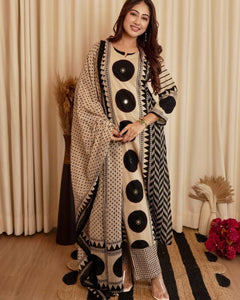 New In Ajrakh Cotton Suit Set  Crafted in 100% pure cotton (RD01)