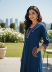 🌹🌹 fine Cotton flex fabric beautiful embroidery on neck, sleeves, pocket Kurti with plazo with cotton cotton flex🌹🌹 (SWSK03)