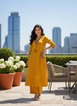 🌹🌹 fine Cotton flex fabric beautiful embroidery on neck, sleeves, pocket Kurti with plazo with cotton cotton flex🌹🌹 (SWSK03)