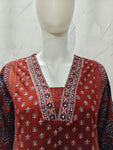 New stylish and affordable beautiful look straight set with beautiful print and fabric pure Cotton💃💃 (SWSK06)