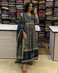 New stylish and affordable beautiful look straight set with beautiful print and fabric pure Cotton💃💃 (SWSK09)