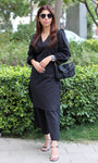 Upgrade your office wear wardrobe with this classy yet chic monochrome pant-set for all day comfort and trendy look🌸🌸 (SWSK12)