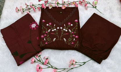 we have included a beautifully cotton malmal printed dupatta Upgrade your wardrobe with this stunning ensemble and step out in style! (SWSK21)