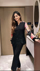 New to our smart premium woven cotton co-ord set with Beautiful Fox Georgette sleeves that's perfect for work to vacation (RD34)
