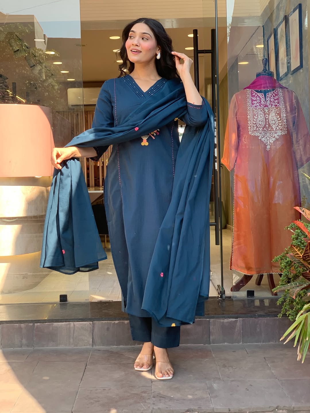 Introducing the latest addition to our fashion collection the strength kurta Style made from cotton (SWSK33)