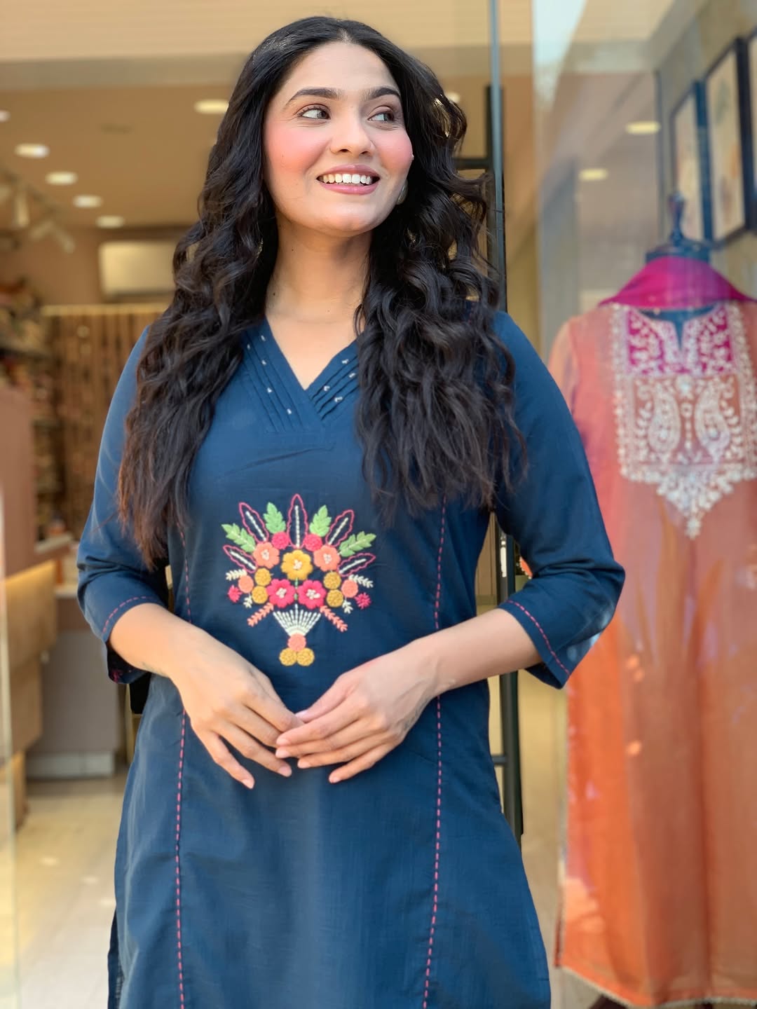 Introducing the latest addition to our fashion collection the strength kurta Style made from cotton (SWSK33)