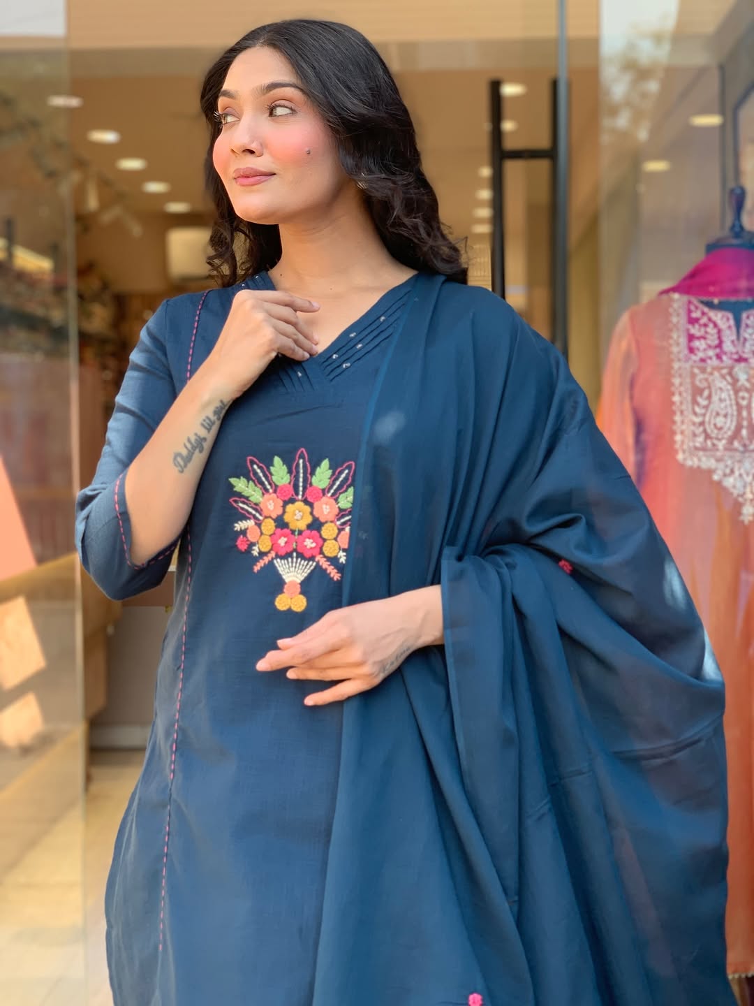 Introducing the latest addition to our fashion collection the strength kurta Style made from cotton (SWSK33)